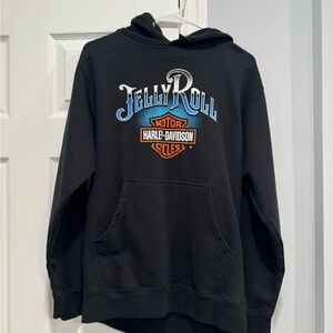 Jelly Roll x Harley-Davidson Hoodie | Small | Graphic Pullover